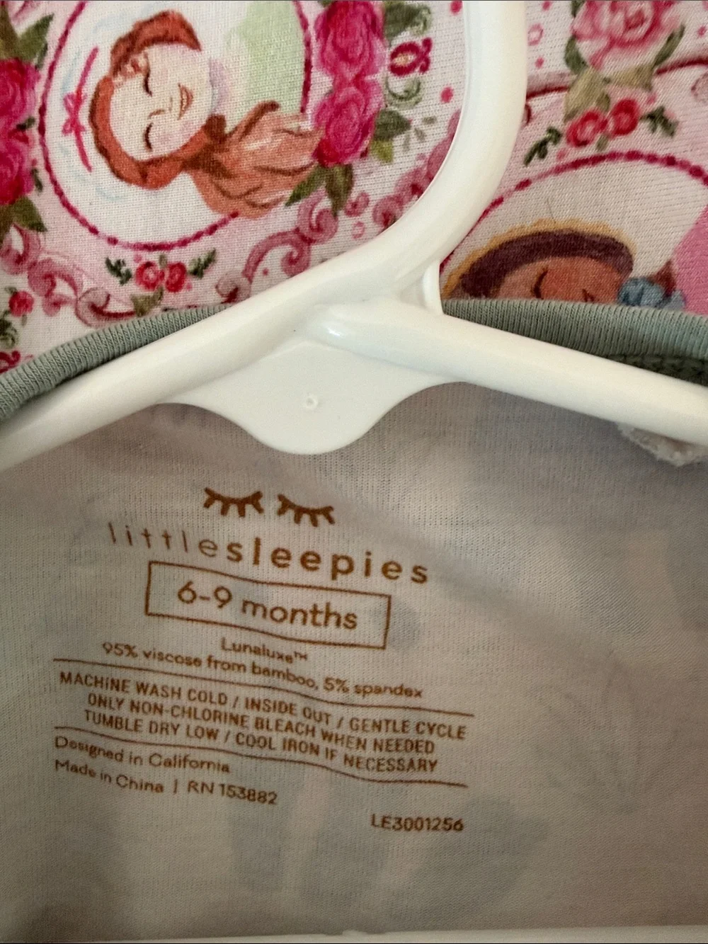 Little Sleepies One Piece Zippy Pajamas Zoo Animals Unisex 6-9 months PLAY